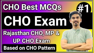 CHO Exam Most Important  Rajasthan CHO Exam 2024 [upl. by Proffitt]