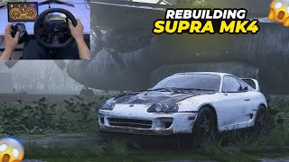 Restoring the Legendary Supra MK4  Forza horizon 5  Logitech G923 Gameplay [upl. by Areis]