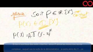 Décomposition des polynômes en facteurs irréductibles [upl. by Garratt]