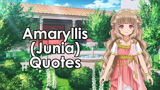 Quotes Amaryllis Junias Toga Costume [upl. by Blau308]