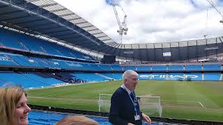 manchester city etihad stadium tour [upl. by Enyad80]