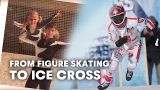 Meet The Figure Skater That Became An Ice Cross Athlete [upl. by Lazos]