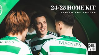 Behind the Scenes Celtic FC x adidas 202425 Home Kit Photoshoot [upl. by Yssor411]