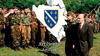 Bosanska artiljerija Bosnian artillery  Bosnian folk song  Lyrics [upl. by Bak]