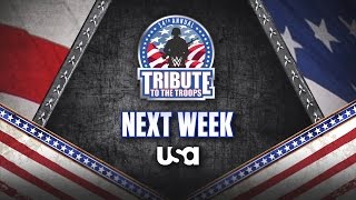 Dont miss WWE Tribute to the Troops  Next week on USA Network [upl. by Tager]