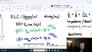 Phase Diagram Emf Current and Voltages in RLC Circuits [upl. by Beatrix]