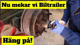 Bromsar på biltrailern [upl. by Zerdna]