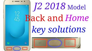 Samsung j2 2018 back button not working home button not working [upl. by Zales449]