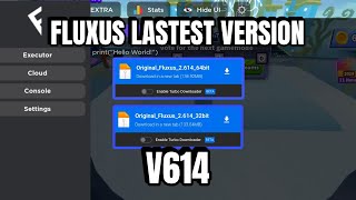 NEW FLUXUS EXECUTOR LASTEST VERSION V614  FLUXUS EXECUTOR MOBILE ROBLOX [upl. by Pollux74]