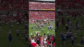 NC STATE FOOTBALL CELEBRATES THE WIN VS LA TECH [upl. by Nowad]