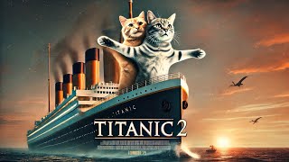 Titanic 2 tailer  Cat version  Titanic movie song titanic2 titanic2tailer titanicsong titanic [upl. by Aicilak]