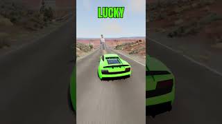 Lucky vs Unlucky Cars  BeamNGDrive shorts [upl. by Dole]