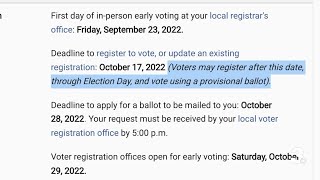 Virginia’s sameday voter registration law starts Oct 1 [upl. by Yojal]