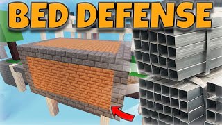 How to use Galvanized Steel to make a Bed Defense  Roblox Bedwars [upl. by Attayek]