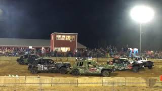 Scottsville Spring Fling Demo Derby Big Cars 2018 [upl. by Icats]