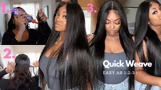 Learn How to Install a Quick Weave with Closure Perfect for Beginners ft Ishowbeauty Hair [upl. by Scornik459]