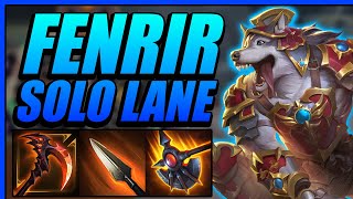 THE 1v9 FENRIR BUILD Fenrir Solo  SMITE 2 Gameplay [upl. by Matusow]