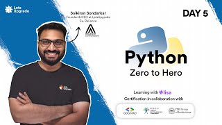 Day 5  ModulesLibraries amp Introduction to OOP  Python Zero to Hero in 5 Days [upl. by Eizzo669]