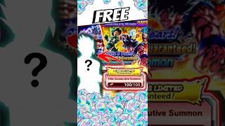 Free legends limited guaranteed ticket in dragon ball legends shorts [upl. by Skyla215]