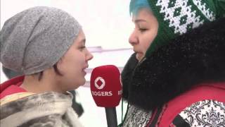 Inuit Throat Singing with two Nunavut Sivuniksavut students [upl. by Hedaza]