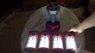 Coleman Quad LED Lantern Demo [upl. by Orelee432]