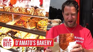 Barstool Pizza Review  DAmatos Bakery Chicago IL [upl. by Starks]