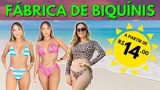 MODA PRAIA R1400 DIRETO DA FÁBRICA BIQUÍNIS SUNGAS MAIÔS SAÍDAS DE PRAIA [upl. by Gaves]