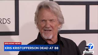 Kris Kristofferson singersongwriter and actor dies at 88 [upl. by Fairfax]