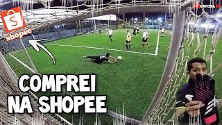 GOLEIRO DE ALUGUEL JOGUEI COM A LUVA DA SHOPEE  ADIDAS PREDATOR [upl. by Carmena]