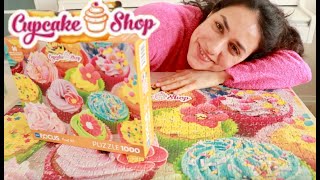 ŞEKER GİBİ PUZZLE  Blue Focus 1000 Parçalık Puzzle  Cupcake Shop [upl. by Alaunnoif676]