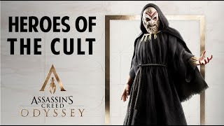 Heroes of the Cult  Location and Assassination of All Cultist Members  AC ODYSSEY [upl. by Arikaahs347]