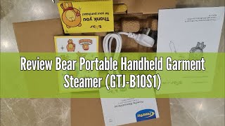 Review Bear Portable Handheld Garment Steamer GTJB10S1 [upl. by Agnese859]