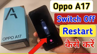 Oppo a17 switch off kaise kare  oppo a17 power off [upl. by Calisa79]