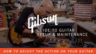 How To Adjust the Action on Your Electric Guitar [upl. by Nomsed]