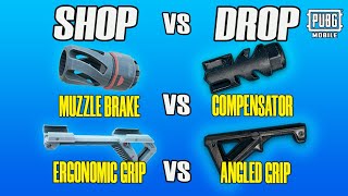 MUZZLE BRAKE amp ERGONOMIC GRIP PUBG MOBILE [upl. by Kensell]