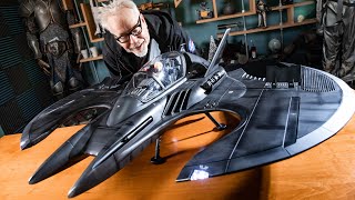 Adam Savage Unboxes The Batwing from Batman 1989 [upl. by Larrie]