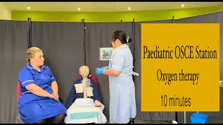 PAEDIATRIC OSCE Station Oxygen therapy [upl. by Engen]