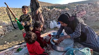 Nomadic Life in Iran Traditional Bread Making and Honey Harvesting [upl. by Rees]