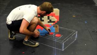 Super Mario  3D Chalk Art Time Lapse [upl. by Thaddeus]