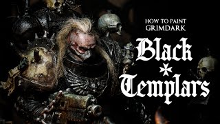 Witness Me SHINY and CHROMatic Black Armor for BLACK TEMPLARS  GrimdarkBlanchitsu style [upl. by Calesta]