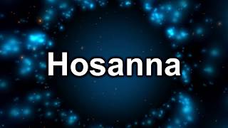 Marco Barrientos Hosanna pista original FULL HD letra [upl. by Imehon]