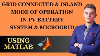 Grid Connected and Island Mode of Operation in PV Battery System amp Microgrid [upl. by Morry]