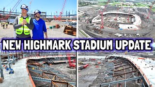 CANT WAIT New Highmark Stadium Construction Update Steel Installation Upper Tiers Josh Allen [upl. by Wickman]