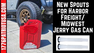 New Spouts for Harbor Freight Midwest Jerry Gas Can [upl. by Alice420]