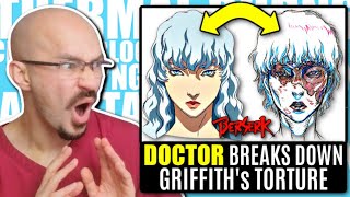 Doctor Reacts to the Torture of Griffith  BERSERK Anime [upl. by Nallid]