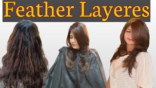 Soft Feathered LayersFeather Layere Haircut For Long HairARichHairCraft [upl. by Alvan663]