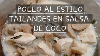 pollo al estilo tailandes en salsa de coco [upl. by Marguerite]