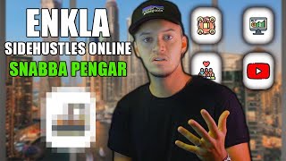 5 SIDEHUSTLES ONLINE  SNABBA PENGAR 2023 [upl. by Artamas]