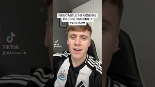 NEWCASTLE 10 ARSENAL NUFC Newcastle NewcastleUnited Arsenal ArsenalFC [upl. by Betteanne849]