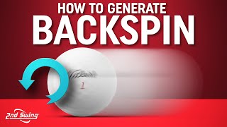 How To Create Backspin  Golf Swing Tips [upl. by Asiram]